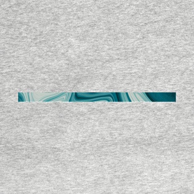 Teal Swirl Stripe by banditotees